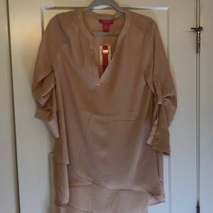 Brand New Dusty Pink High Low Blouse